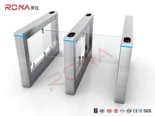 kopen Turnstile van het toegangsbeheer Slanke Automatische Schommelingspoorten met Etiketteringssysteem online manufacture