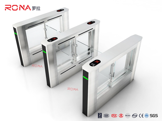 kopen TCP / IP-beveiliging Elektro slot deur swing voetgangers barrière poort turnstyle Fastlane glas online manufacture