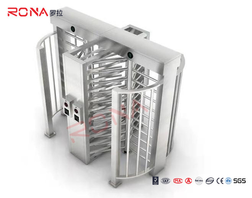 kopen Dual-channel Full Height Turnstile Voetgangersysteem Parkeerfaciliteiten Draaiende poort Met 304# roestvrij staal online manufacture