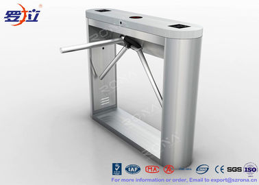 kopen 304 roestvrij staal Voetturnstile Poortoplossing voor Vingerafdruklezer/Gezichtslezer online manufacture