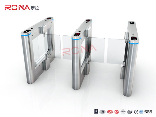 kopen Voetgangers toegangscontrole beveiliging schommelpoort draaibank met glazen / acryl arm online manufacture