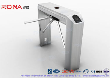 kopen RS485 Turnstile van de Toegangsbeheerdriepoot Poort 304 SS Turnstile van de Taillehoogte met Ce-certificatie online manufacture