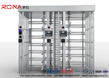 kopen Dubbele Turnstile 304 van de Steeg Volledige Hoogte Roestvrij staalturnstiles Goedgekeurd Ce online manufacture