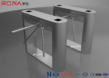 kopen Automatische Voet Halve Hoogteturnstile 304 Roestvrij staalvingerafdruk/Kaartlezer online manufacture