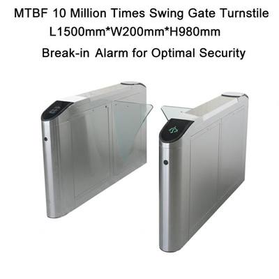 kopen MTBF 10 Million Times Swing Gate Turnstile L1500mm*W200mm*H980mm Break-in Alarm for Optimal Security online manufacture