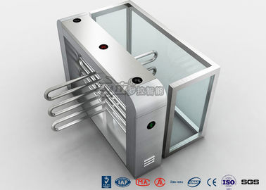 Dubbele Anti - het Knippen Turnstiles AC220V van de Taillehoogte met het Stappen Bestuurdersmotor