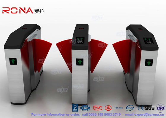 Van de de Barrièrepoort van de veiligheidsklep de Hoogte Voetturnstile Halve Poort 550mm de Vleugelbarrière van de Bureauklep