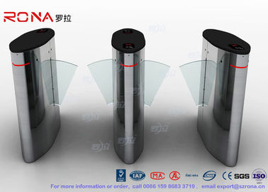 Van de de Poort Automatische Barrière van de klepbarrière Turnstiles van de de Vleugel Halve Hoogte de Barrièrepoort van de Roestvrij staalschommeling voor Bureaus