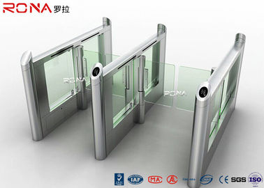 Turnstile van roestvrij staalvingerafdrukken Eenvoudige de Verschijningshoge snelheid van Ingangspoorten