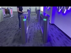 Snelle Kaartlezer Voetgangers Toegangscontrole Beveiligingspoorten met Acryl Zwenkarm