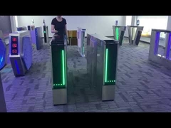 Universiteitsproject Case Flap Barrier Gate  Acryl PU 0.6S SUS304 Flat Turnstile Gate